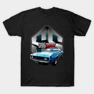 All-Over Vintage Auto Series Camaro SS 396 T-Shirt